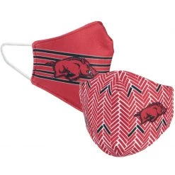 Katydid Game Day Collection University Of Arkansas UA Licensed Collegiate Face Mask