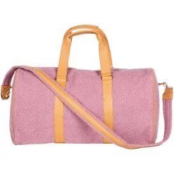 Katydid Purple Sherpa Faux Fur Weekender Bags