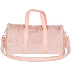 Katydid Fall & Winter Light Pink Faux Fur Weekender Bags