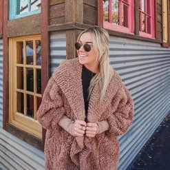 Katydid Sherpa Body Wrap/Cardigan For Women Hoodie (7 Colors)
