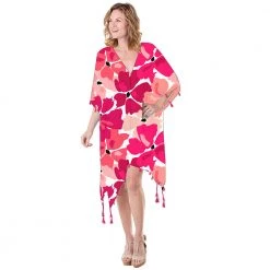 Katydid Colorful Lei Florals Swim Cover Up