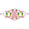 Katydid Good Vibes Only Pineapple Fashion Face Masks W/ Lanyard Discontinued