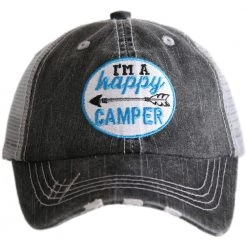 Katydid I'm A Happy Camper Patch KIDS Hats