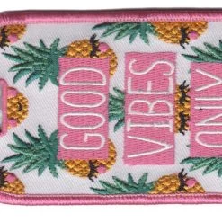 Katydid Good Vibes PINEAPPLE Luggage Tags Vacay Getaway Collection