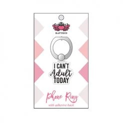 Katydid Mom Life Collection I Can't Adult Today Phone Ring Holder & Stand