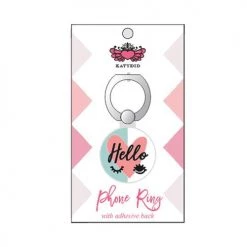 Katydid Hello Phone Ring Holder & Stand Weekend Vibes Collection
