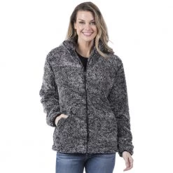 Katydid Sherpa Full Zip JACKET For Women Fall & Winter