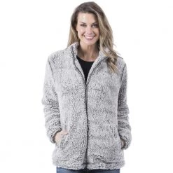 Katydid Sherpa Full Zip JACKET For Women Fall & Winter