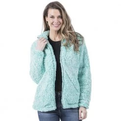 Katydid Sherpa Full Zip JACKET For Women Fall & Winter