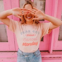Katydid Dear God Please Cancel Monday Graphic T-Shirts