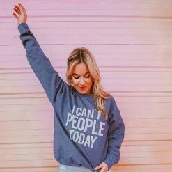 Katydid I Can't People Today Women's Sweatshirt