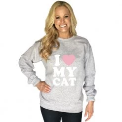 Katydid I Love My Cat Women's Sweatshirt