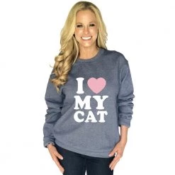 Katydid I Love My Cat Women's Sweatshirt