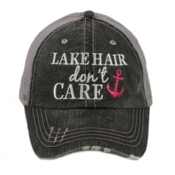 Katydid Lake Hair Don't Care Trucker Hat Vacay Getaway Collection
