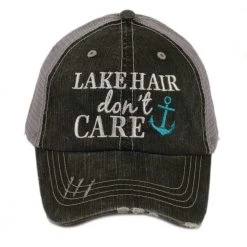 Katydid Lake Hair Don't Care Trucker Hat Vacay Getaway Collection