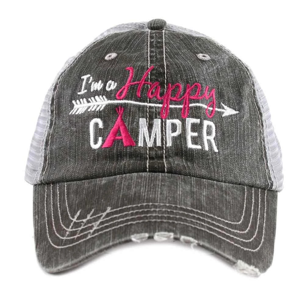 Katydid I'm A Happy Camper Trucker Hat