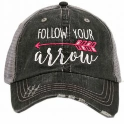 Katydid Follow Your Arrow Trucker Hat