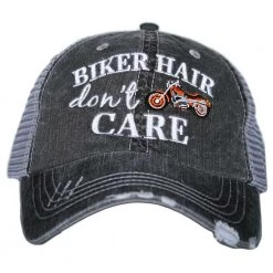 Katydid Hair Don't Care Collection Biker Hair Don't Care Trucker Hat