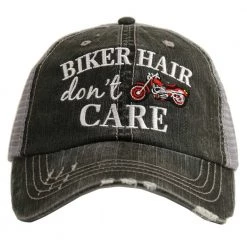 Katydid Hair Don't Care Collection Biker Hair Don't Care Trucker Hat