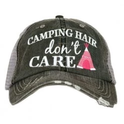 Katydid Camping Hair Don't Care Trucker Hat