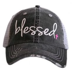 Katydid Mom Life Collection Blessed Trucker Hat