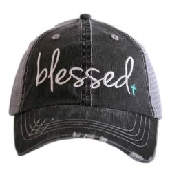 Katydid Mom Life Collection Blessed Trucker Hat