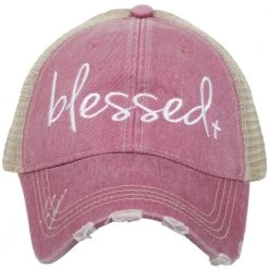 Katydid Mom Life Collection Blessed Trucker Hat