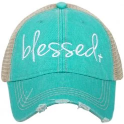 Katydid Mom Life Collection Blessed Trucker Hat