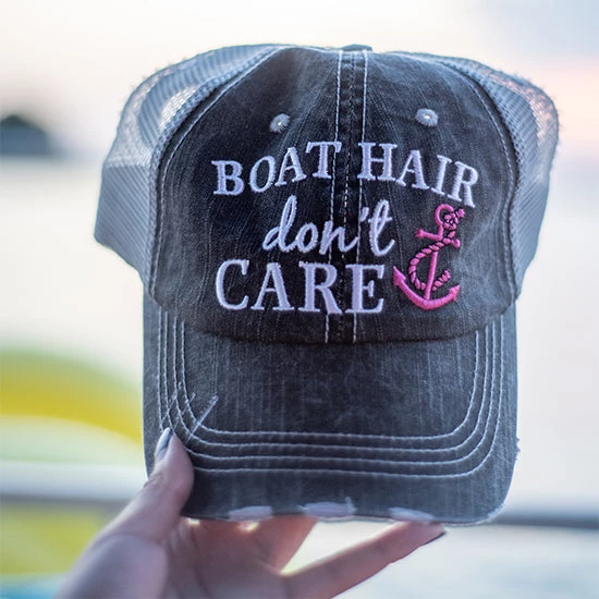 Katydid Hair Don't Care Collection Boat Hair Don't Care Women's Trucker Hat