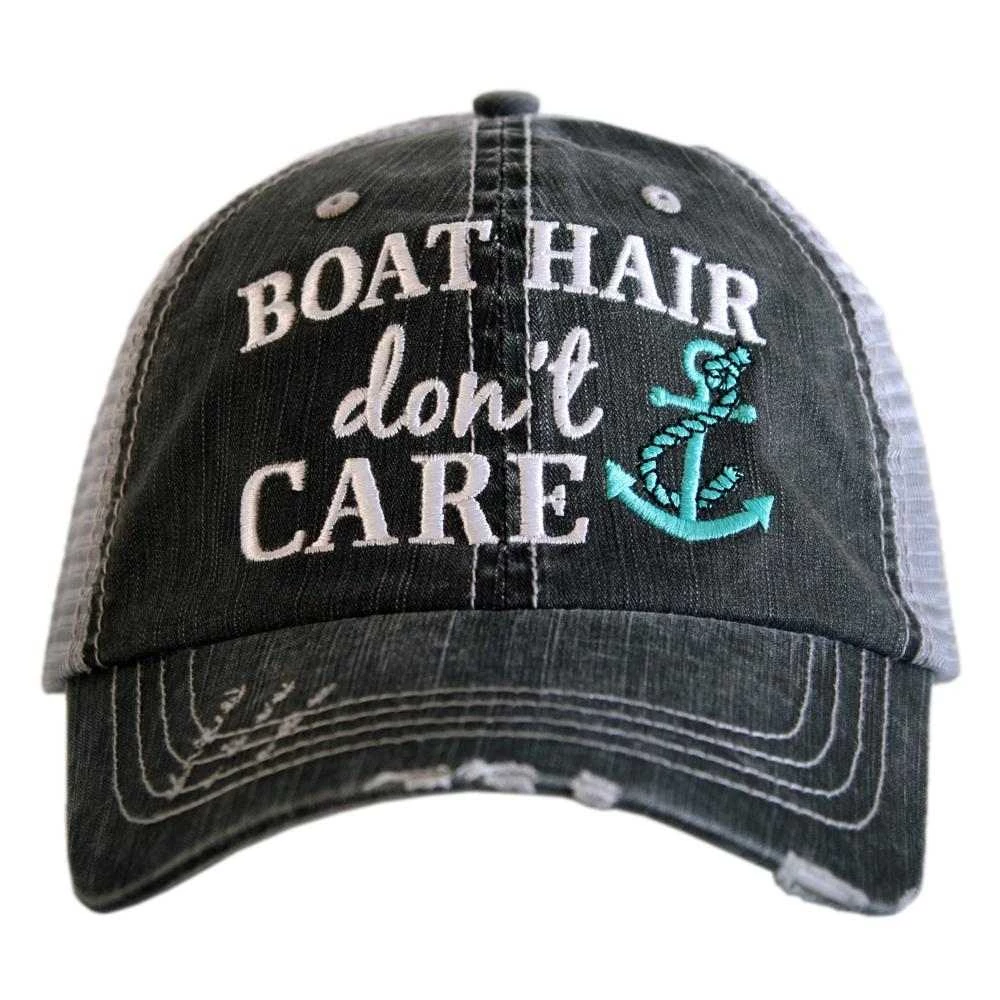 Katydid Hair Don't Care Collection Boat Hair Don't Care Women's Trucker Hat