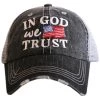 Katydid State Love Collection In God We Trust Trucker Hat