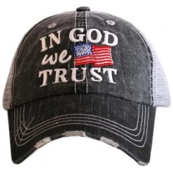 Katydid State Love Collection In God We Trust Trucker Hat