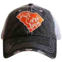 Katydid South Carolina State Patch Trucker Hat