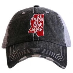 Katydid Mississippi State Patch Trucker Hat State Love Collection