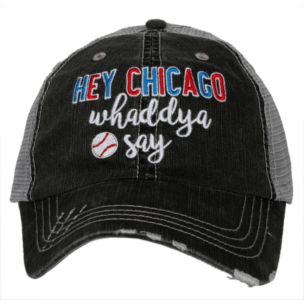 Katydid Hey Chicago Whaddya Say Trucker Hats
