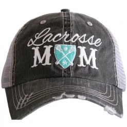 Katydid Mom Life Collection Lacrosse Mom Trucker Hat