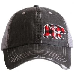 Katydid Mama Bear Side Patch Trucker Hat Mom Life Collection