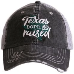 Katydid Texas Born And Raised Women's Trucker Hat