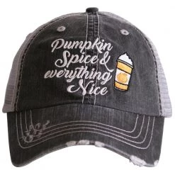Katydid Pumpkin Spice And Everything Nice Trucker Hat