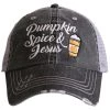 Katydid Pumpkin Spice And Jesus Trucker Hat Holiday Collection
