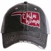 Katydid Oklahoma State CUT OUT Trucker Hat
