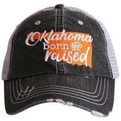 Katydid Oklahoma "Born & Raised" Trucker Hat State Love Collection