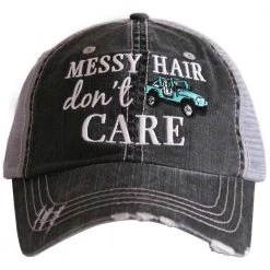 Katydid Hair Don't Care Collection Messy Hair Don't Care Women's Trucker Hat