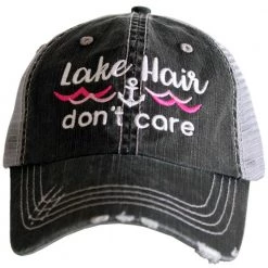 Katydid Lake Hair Don't Care WAVES/ANCHOR Trucker Hat Hair Don't Care Collection
