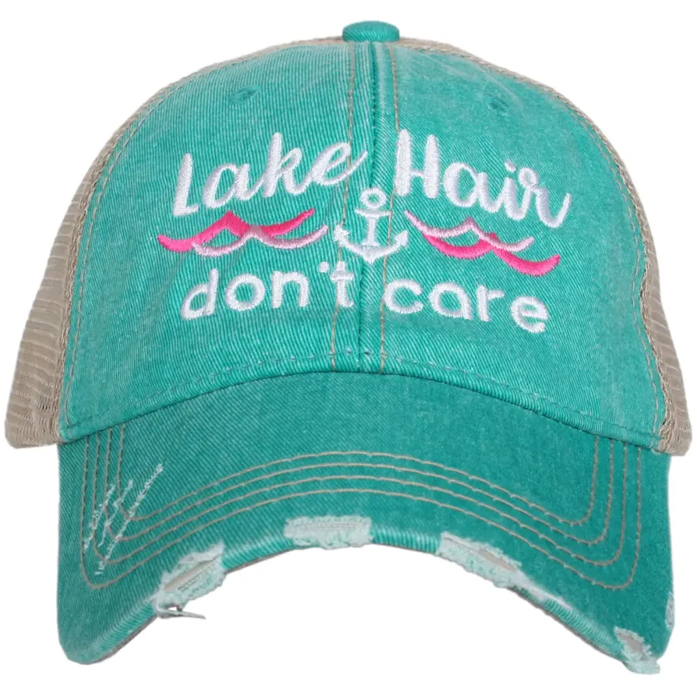 Katydid Lake Hair Don't Care WAVES/ANCHOR Trucker Hat Hair Don't Care Collection