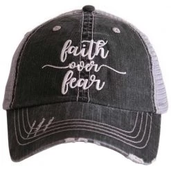 Katydid Southern Charm Collection Faith Over Fear Trucker Hat