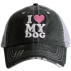 Katydid Weekend Vibes Collection I Heart My Dog Trucker Hat