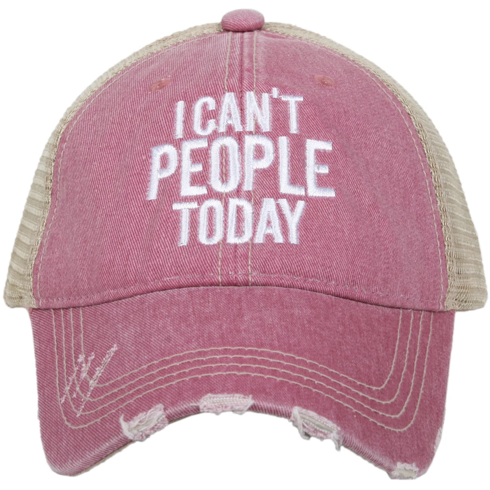 Katydid Weekend Vibes Collection I Can't People Today Trucker Hat