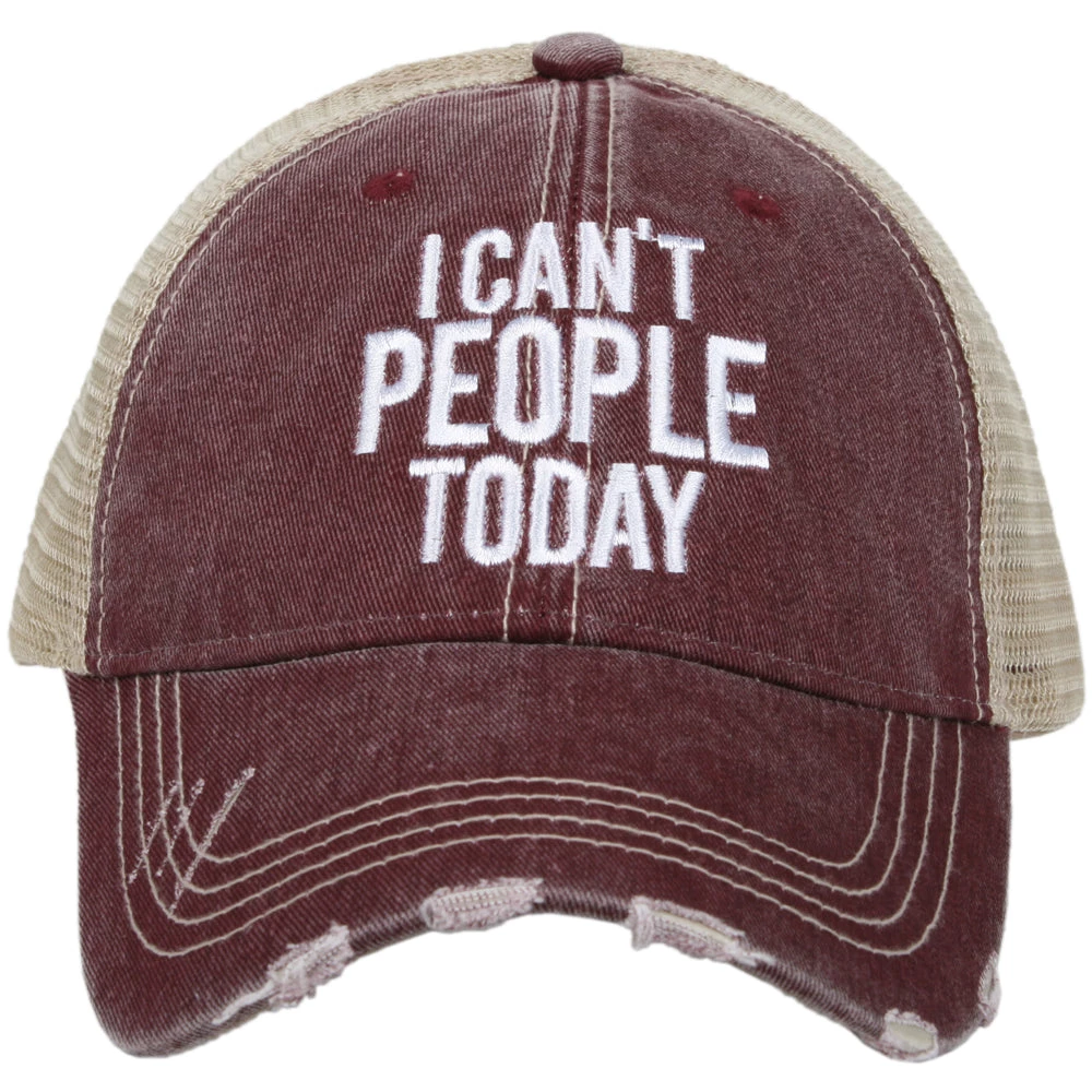 Katydid Weekend Vibes Collection I Can't People Today Trucker Hat
