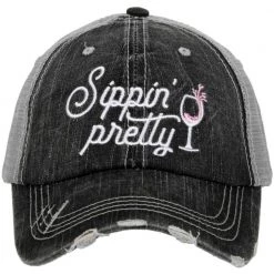 Katydid Weekend Vibes Collection Sippin' Pretty Trucker Hats